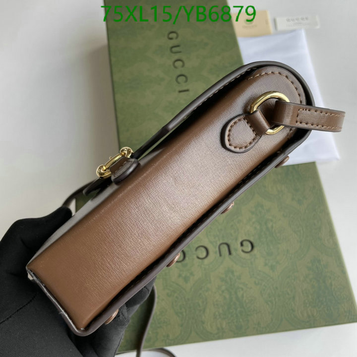 Gucci Bag-(4A)-Horsebit-,Code: YB6879,$: 75USD