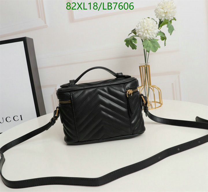 Gucci Bag-(4A)-Marmont,Code: LB7606,$: 82USD