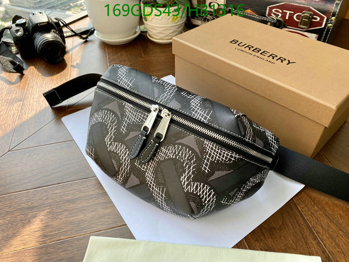 Burberry Bag-(Mirror)-Belt Bag-Chest Bag--,Code: HB1316,$: 169USD