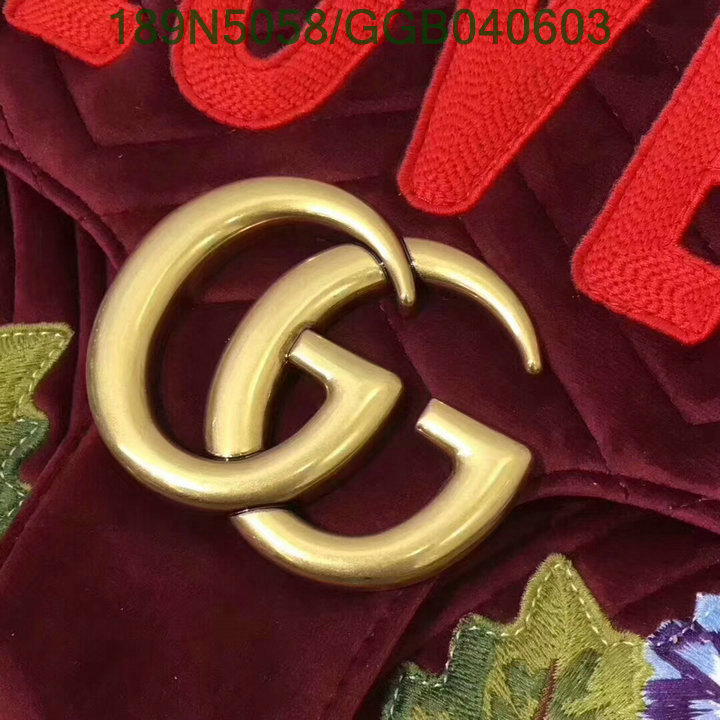 Gucci Bag-(Mirror)-Marmont,Code:GGB040603,$: 189USD