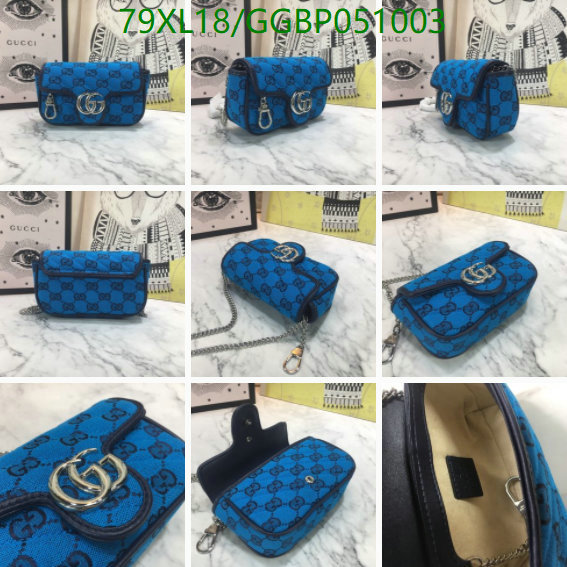 Gucci Bag-(4A)-Marmont,Code: GGBP051003,$: 79USD