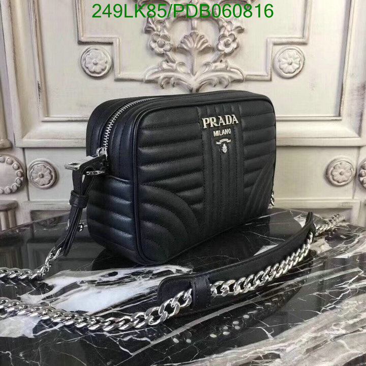 Prada Bag-(Mirror)-Diagonal-,Code: PDB060816,$: 249USD