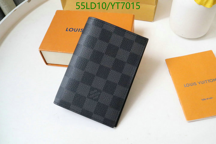 LV Bags-(Mirror)-Wallet-,Code: YT7015,$: 55USD