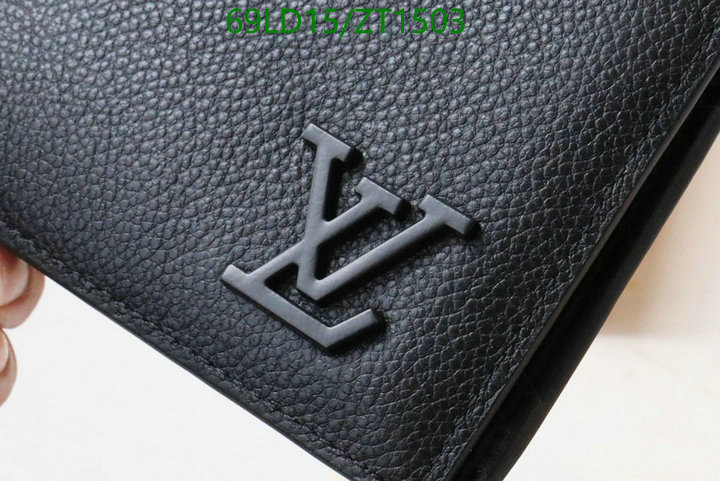 LV Bags-(Mirror)-Wallet-,Code: ZT1503,$: 69USD