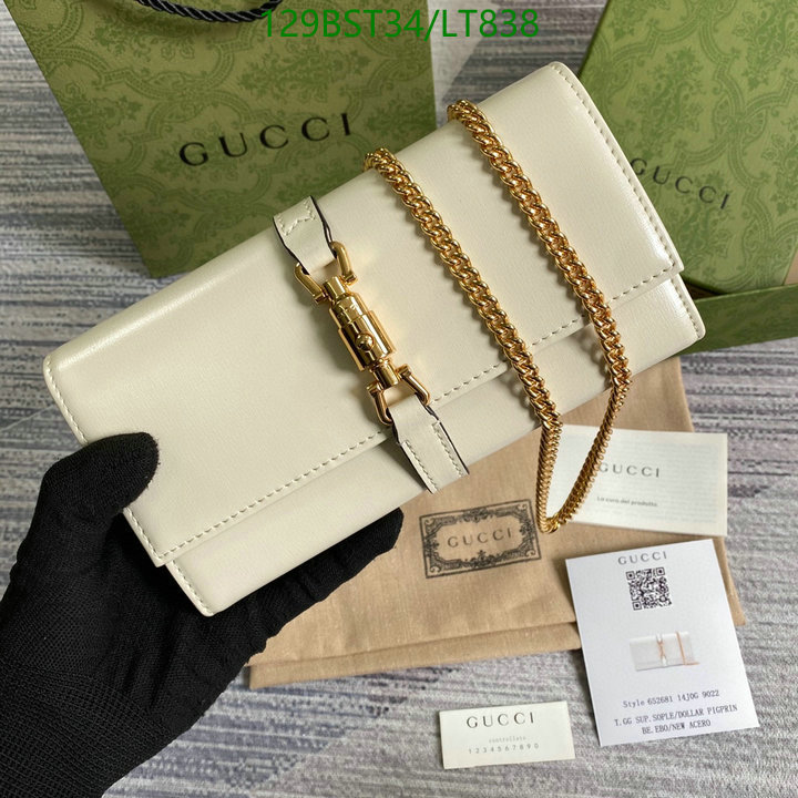 Gucci Bag-(Mirror)-Wallet-,Code: LT838,$: 129USD