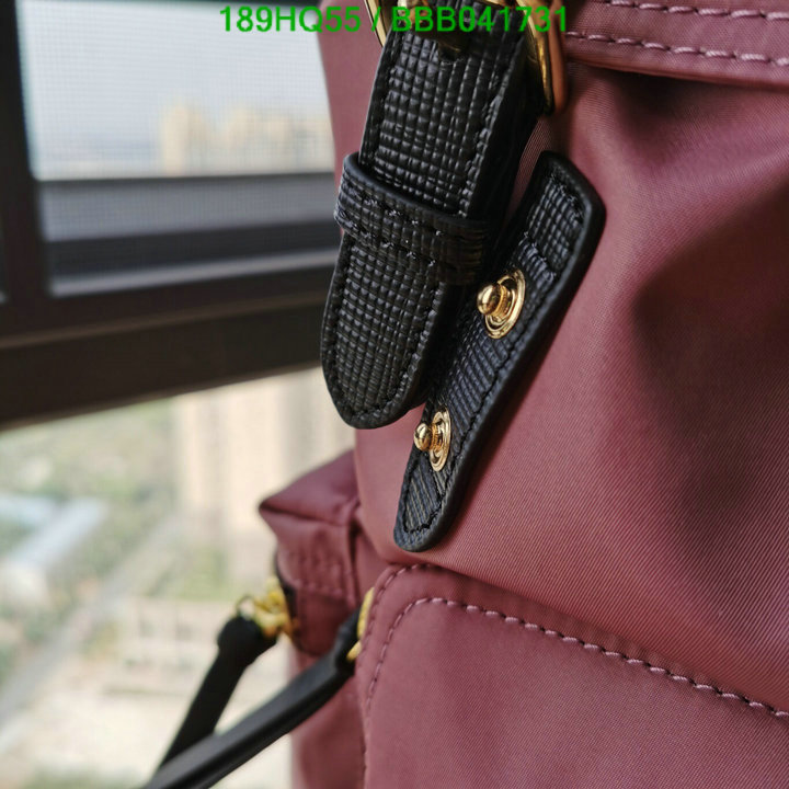 Burberry Bag-(Mirror)-Backpack-,Code: BBB041731,$: 189USD