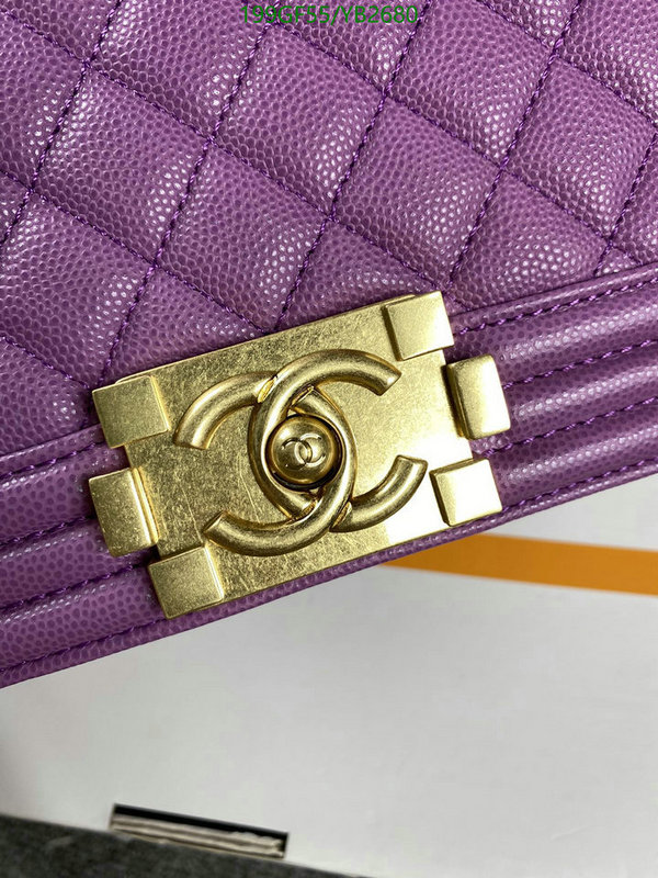 Chanel Bags -(Mirror)-Le Boy,Code: YB2680,$: 199USD