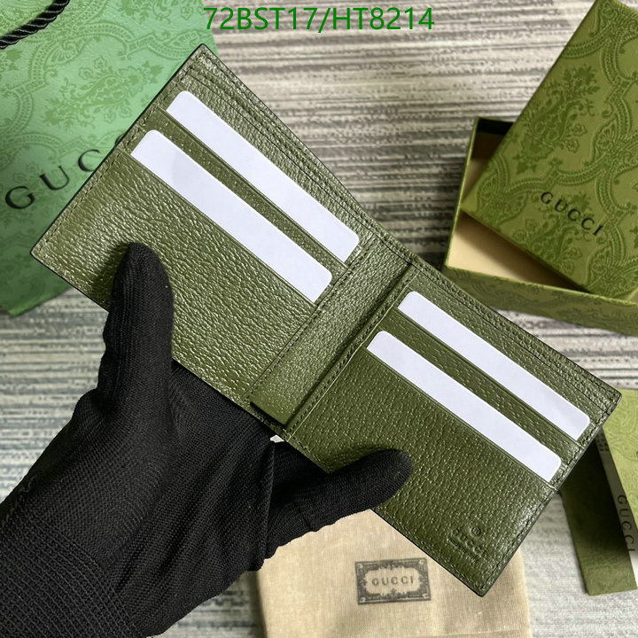 Gucci Bag-(Mirror)-Wallet-,Code: HT8214,$: 72USD