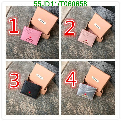 Miu Miu Bag-(Mirror)-Wallet-,Code: T060658,$: 55USD