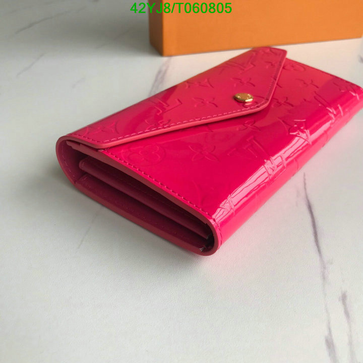 LV Bags-(4A)-Wallet-,Code: T060805,$: 42USD