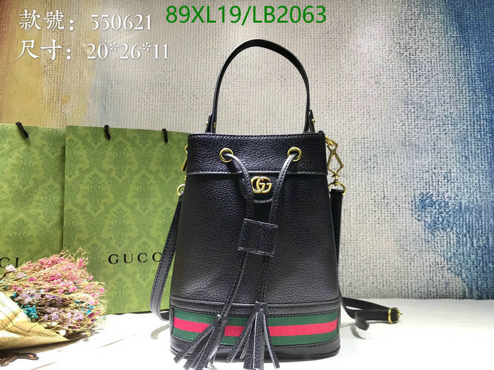 Gucci Bag-(4A)-Diagonal-,Code: LB2063,$: 89USD