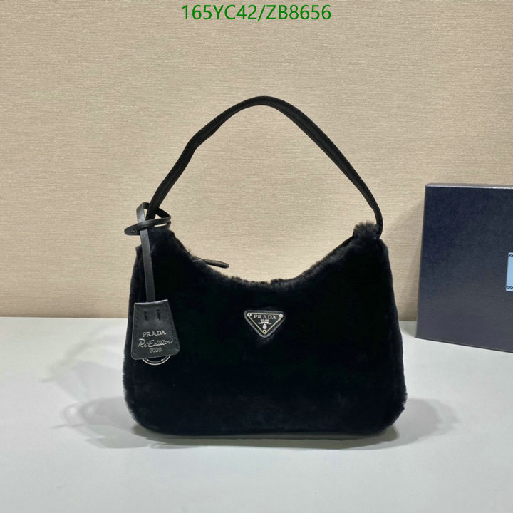 Prada Bag-(Mirror)-Re-Edition 2000,Code: ZB8656,$: 165USD