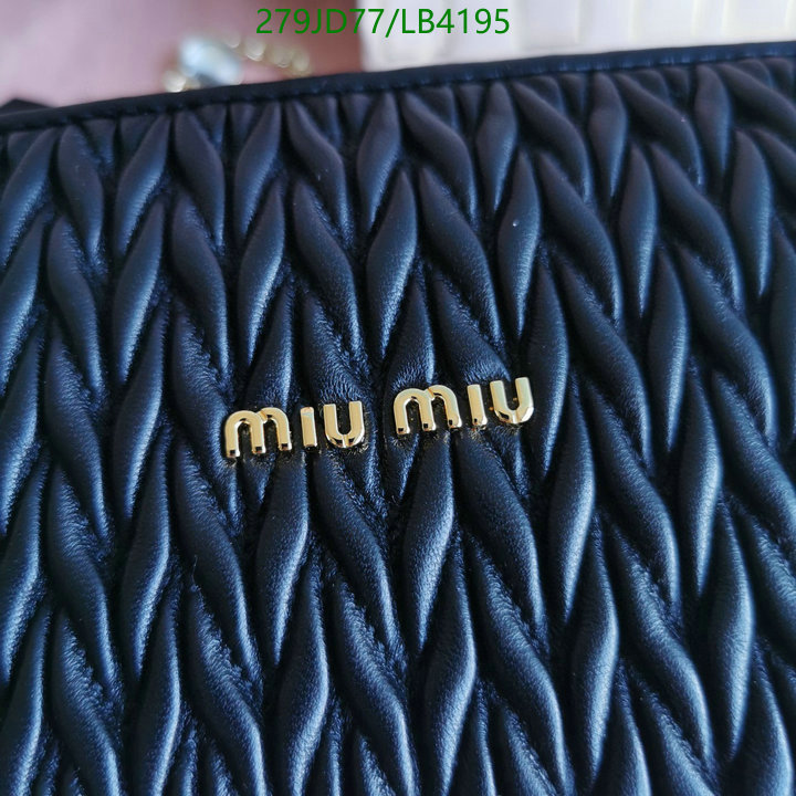 Miu Miu Bag-(Mirror)-Diagonal-,Code: LB4195,$: 279USD