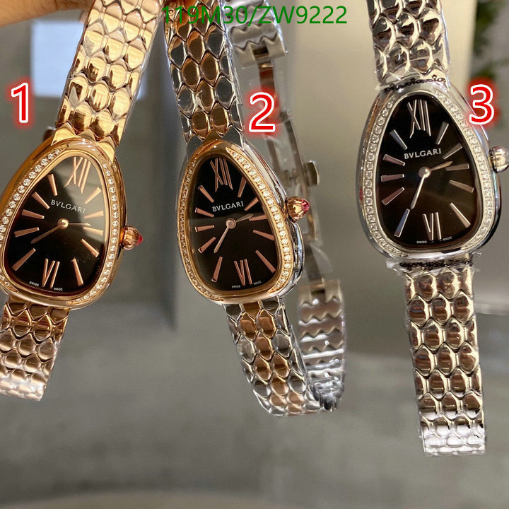 Watch-4A Quality-Bulgari, Code: ZW9222,$: 119USD