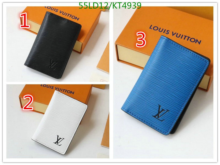 LV Bags-(Mirror)-Wallet-,Code: KT4939,$: 55USD