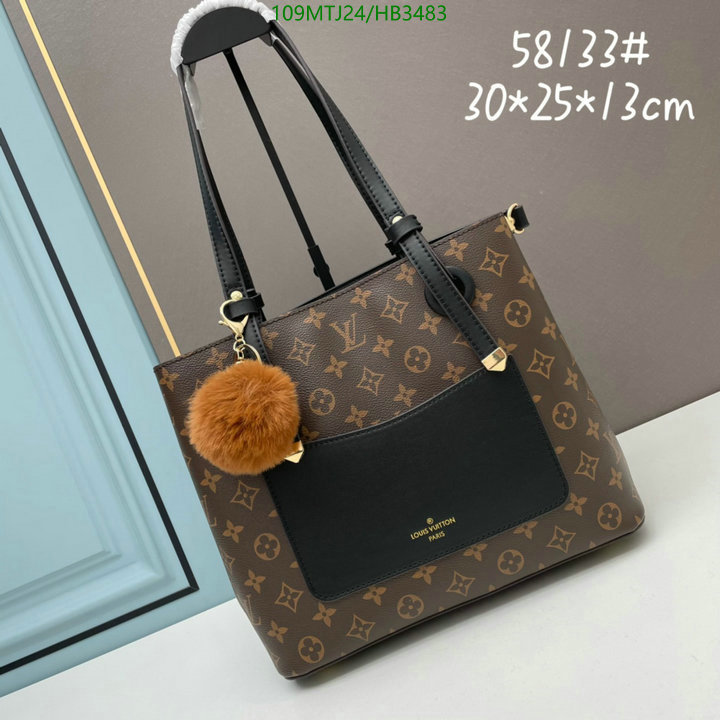 LV Bags-(4A)-Handbag Collection-,Code: HB3483,$: 109USD