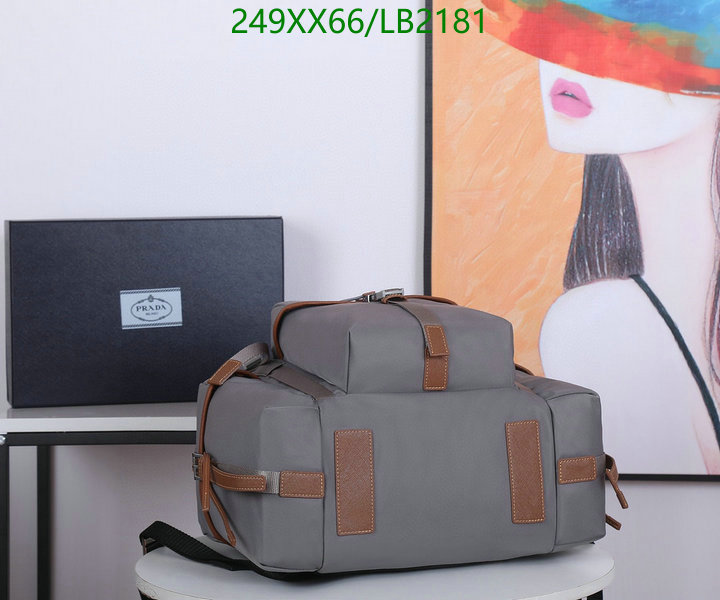 Prada Bag-(Mirror)-Backpack-,Code: LB2181,$: 249USD