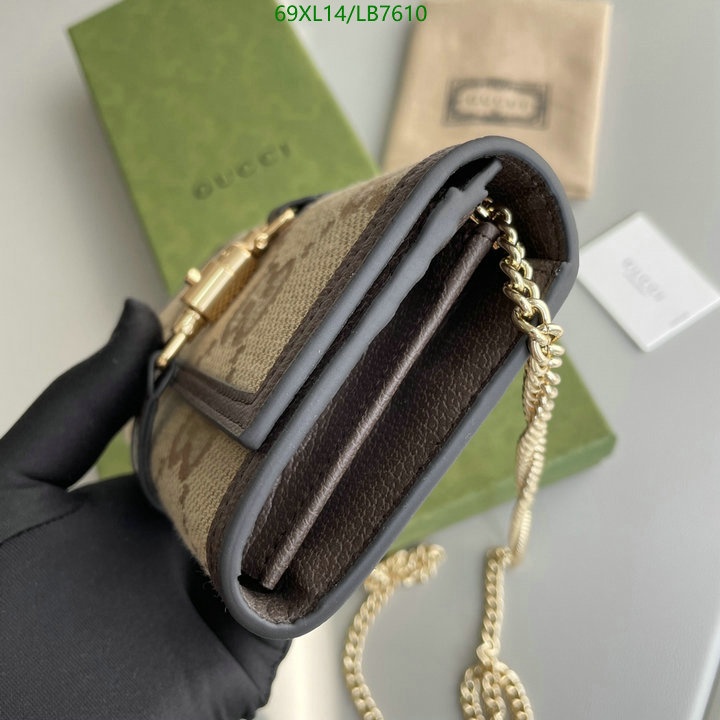 Gucci Bag-(4A)-Diagonal-,Code: LB7610,$: 69USD