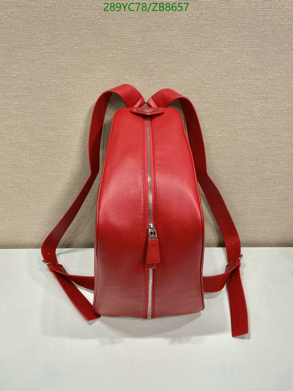 Prada Bag-(Mirror)-Backpack-,Code: ZB8657,$: 289USD