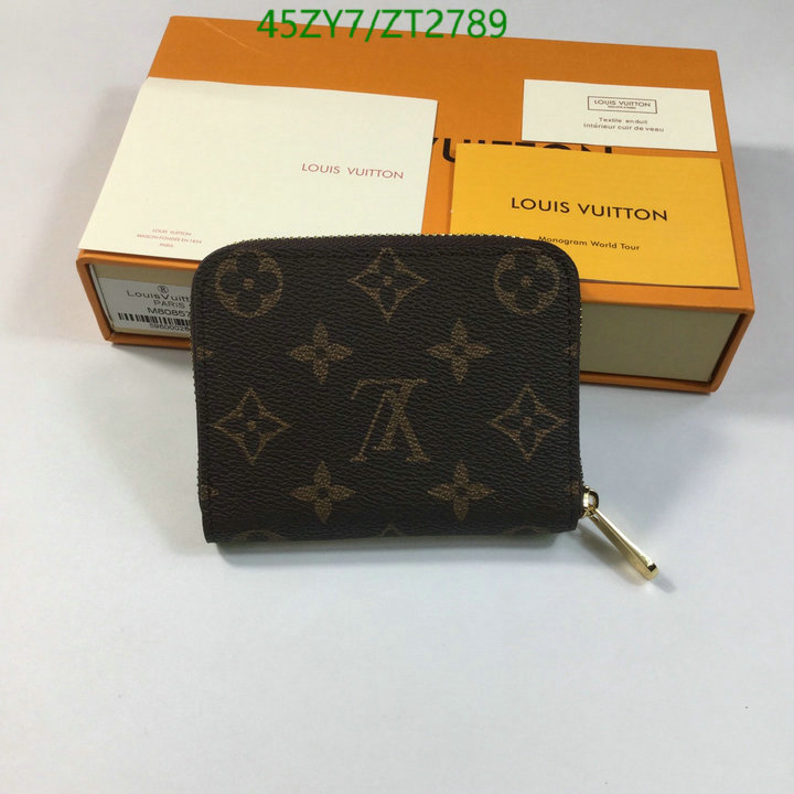 LV Bags-(4A)-Wallet-,Code: ZT2789,$: 45USD