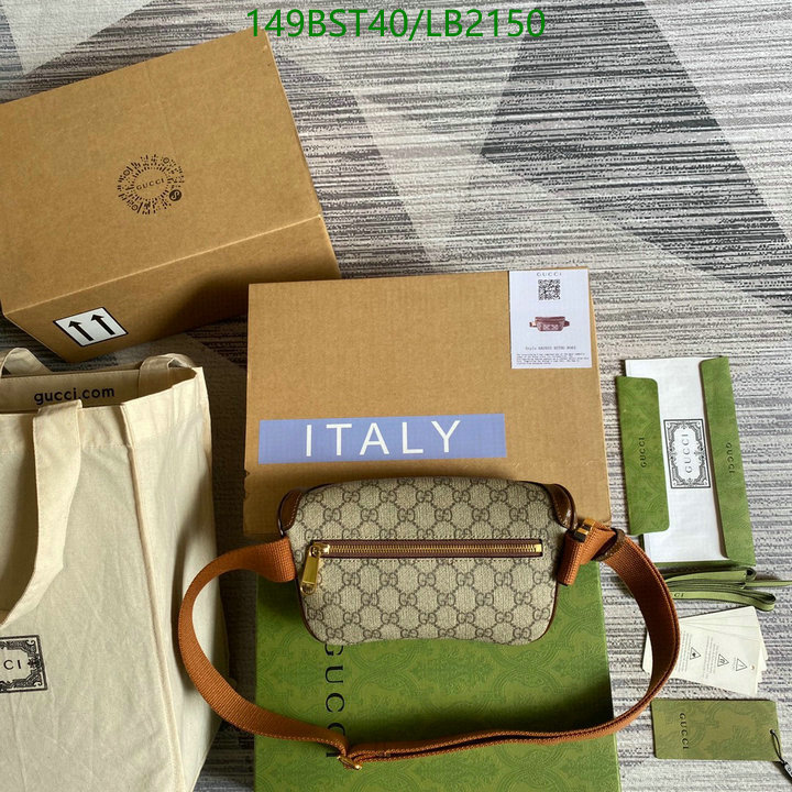 Gucci Bag-(Mirror)-Belt Bag-Chest Bag--,Code: LB2150,$: 149USD