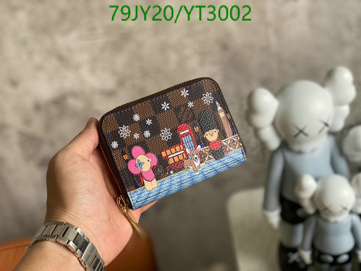 LV Bags-(Mirror)-Wallet-,Code: YT3002,$: 79USD