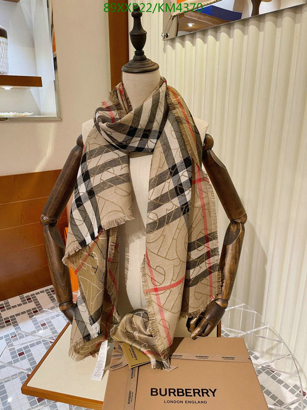 Scarf-Burberry, Code: KM4370,$: 89USD