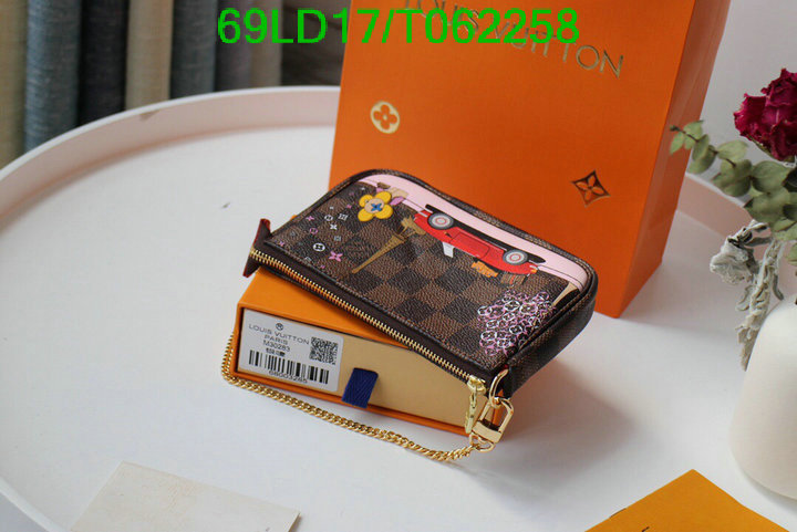 LV Bags-(Mirror)-Wallet-,Code: T062258,$: 69USD