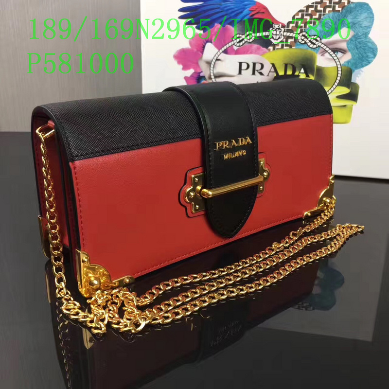 Prada Bag-(Mirror)-Diagonal-,Code: PDB112312,$: 189USD