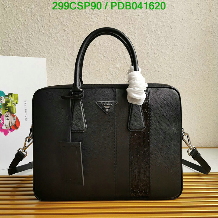 Prada Bag-(Mirror)-Handbag-,Code: PDB041620,$: 299USD