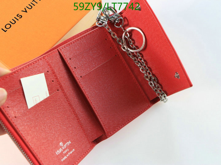 LV Bags-(4A)-Wallet-,Code: LT7742,$: 59USD