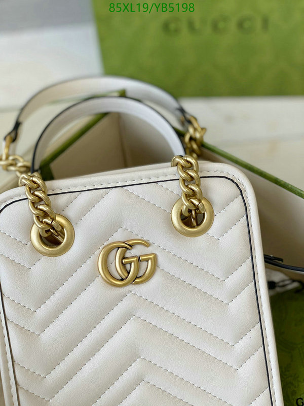 Gucci Bag-(4A)-Marmont,Code: YB5198,$: 85USD