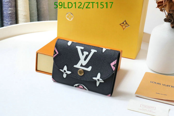 LV Bags-(Mirror)-Wallet-,Code: ZT1517,$: 59USD