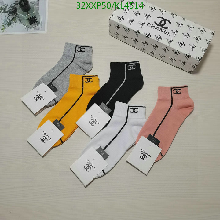 Sock-Chanel,Code: KL4514,$: 32USD