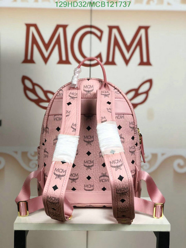 MCM Bag-(Mirror)-Backpack-,Code: MCB121737,$: 129USD