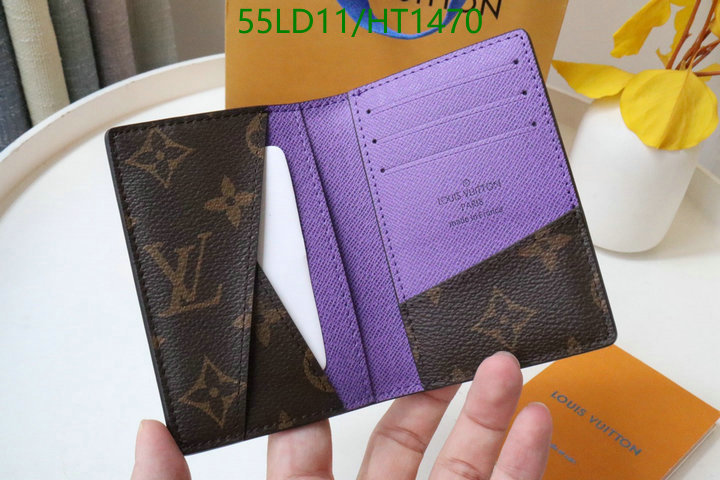 LV Bags-(Mirror)-Wallet-,Code: HT1470,$: 55USD