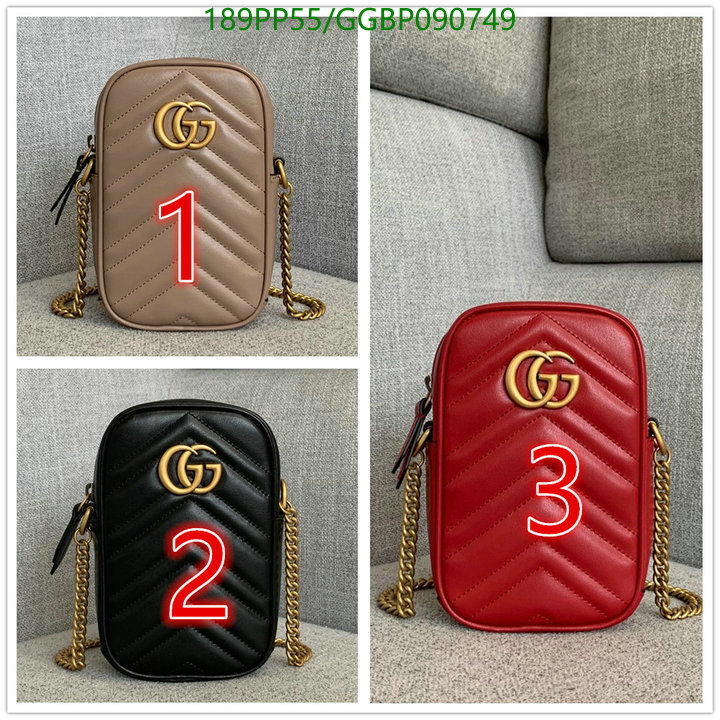 Gucci Bag-(Mirror)-Marmont,Code: GGBP090749,$:189USD