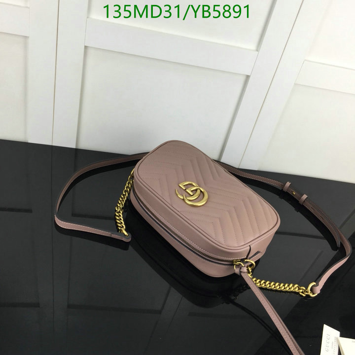 Gucci Bag-(Mirror)-Marmont,Code: YB5891,$: 135USD