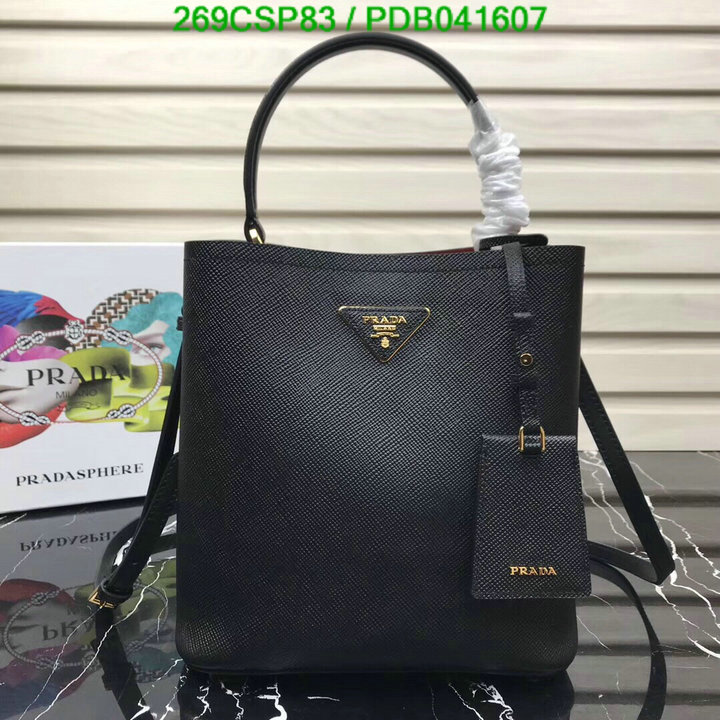 Prada Bag-(Mirror)-Handbag-,Code: PDB041607,$: 269USD