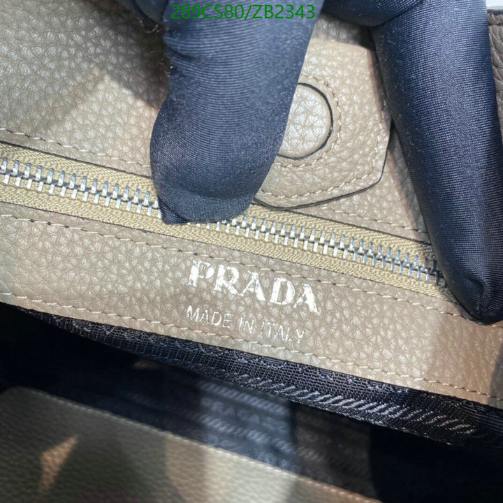 Prada Bag-(Mirror)-Diagonal-,Code: ZB2343,$: 289USD