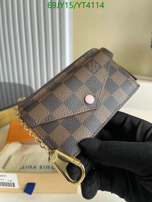 LV Bags-(Mirror)-Wallet-,Code : YT4114,$: 69USD