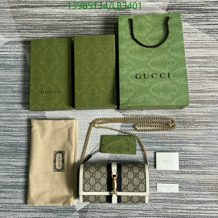 Gucci Bag-(Mirror)-Diagonal-,Code: LB3401,$: 139USD