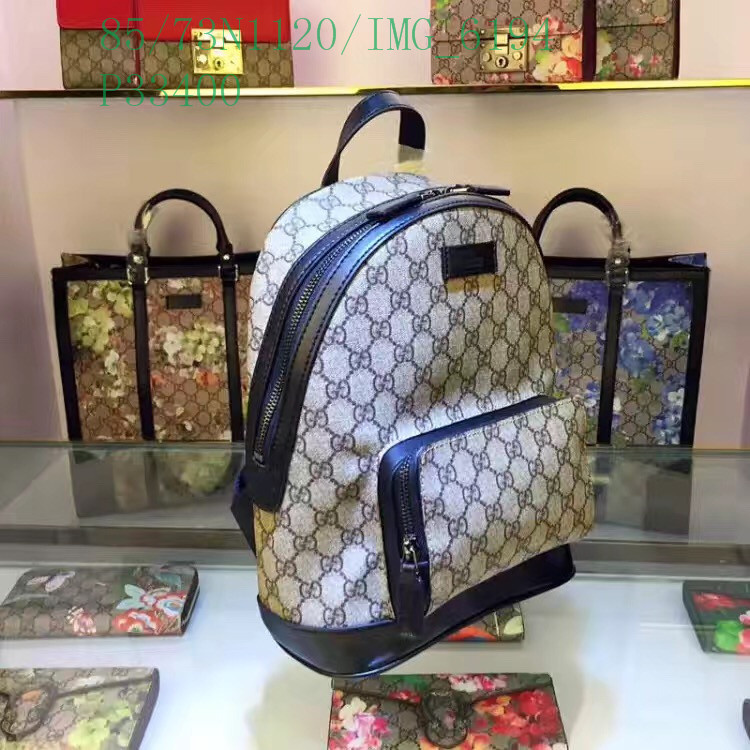 Gucci Bag-(4A)-Backpack-,Code: GGB120534,$: 85USD