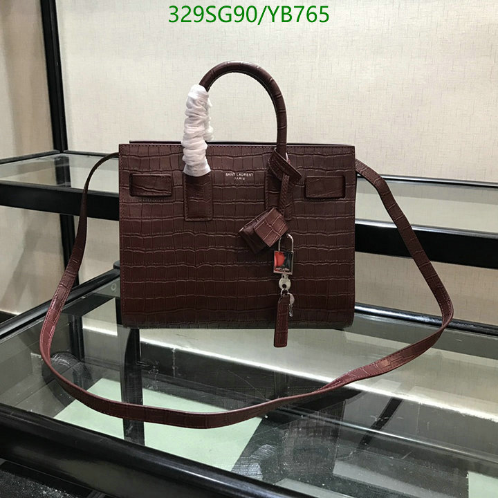 YSL Bag-(Mirror)-Handbag-,Code: YB765,