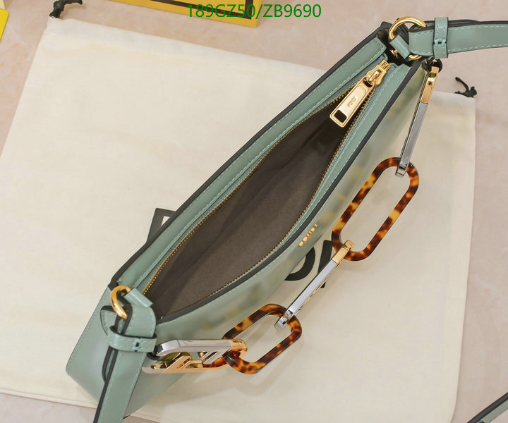 Fendi Bag-(Mirror)-Handbag-,Code: ZB9690,$: 189USD