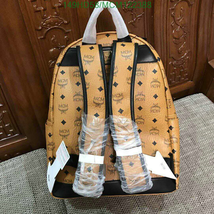 MCM Bag-(Mirror)-Backpack-,Code: MCB122388,$:149USD