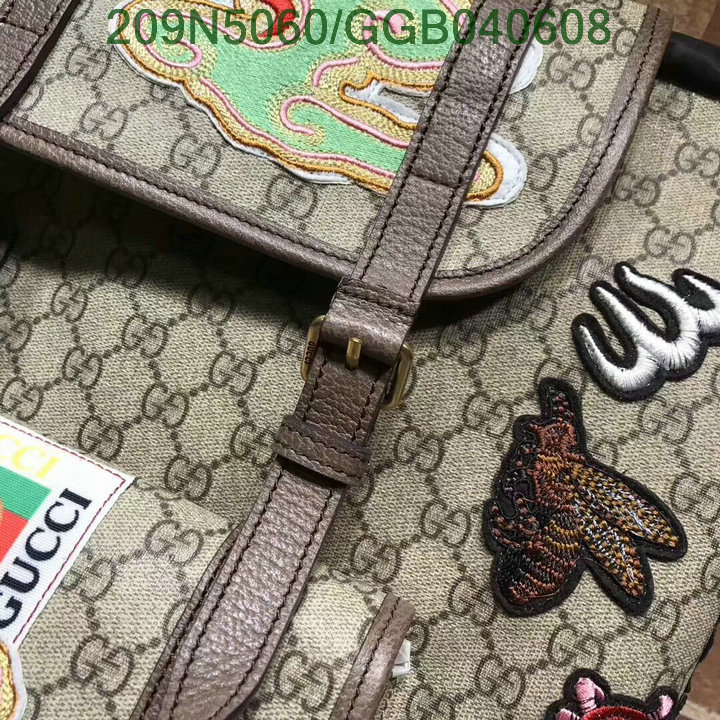 Gucci Bag-(Mirror)-Backpack-,Code:GGB040608,$:209USD