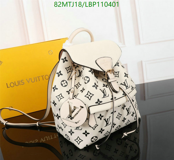 LV Bags-(4A)-Backpack-,Code: LBP110401,$: 82USD