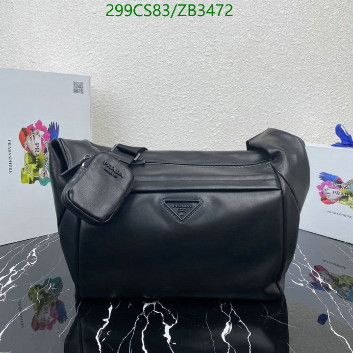 Prada Bag-(Mirror)-Diagonal-,Code: ZB3472,$: 299USD