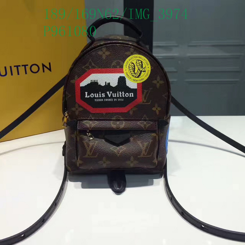 LV Bags-(Mirror)-Backpack-,Code：LB113076,$: 189USD